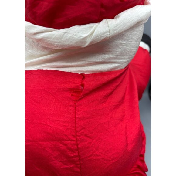 Vtg International Silver Co Nylon Parachute Santa Plush Decor Christmas - Picture 6 of 10